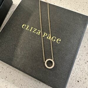 14k Rose Gold Diamond Necklace
